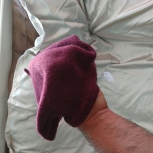 Inc International Concepts Solid Wool Beret Wine